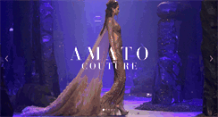 Desktop Screenshot of amatocouture.com