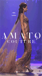 Mobile Screenshot of amatocouture.com